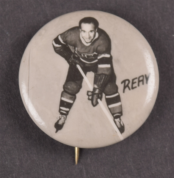 Billy Reay 1948 Montreal Canadiens Pep Cereal Pin