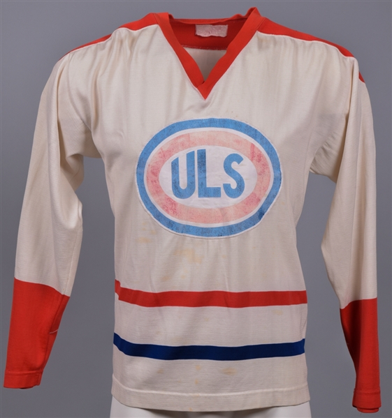 Marty Wittmers 1979-80 ULS (University Liggett School) Game-Worn Jersey - Won High School Hockey State Championship