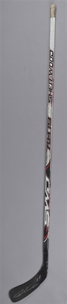 Bobby Ryans 2008-09 Anaheim Might Ducks Signed Game-Used Stick with NHL Alumni COA