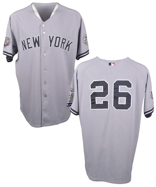 Jose Molinas 2009 New York Yankees Game-Worn World Series Two-Patch Jersey and Pants with LOAs