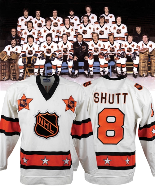 Steve Shutts 1978 NHL All-Star Game Wales Conference Game-Worn Jersey from His Personal Collection with His Signed LOA