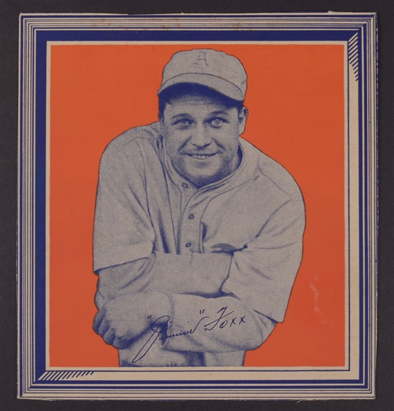 Mid-1930s Lou Gehrig and Jimmy Foxx Wheaties Baseball Panels
