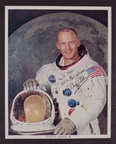 NASA Astronauts Buzz Aldrin and Alan Shepard Signed Item Collection of 3 - All JSA Authenticated 