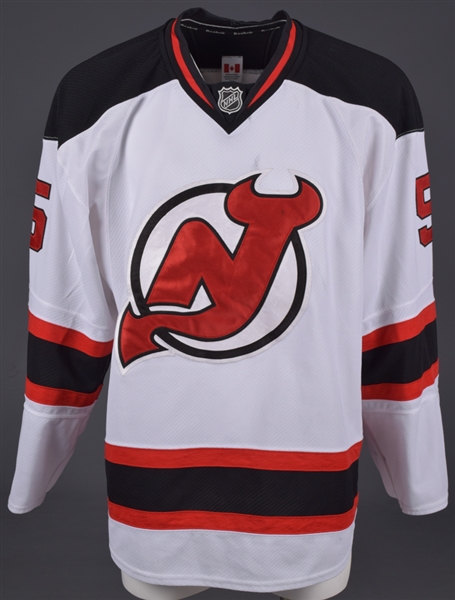 Adam Larssons 2011-12 New Jersey Devils Game-Worn Rookie Season Jersey with Team LOA - Photo-Matched!