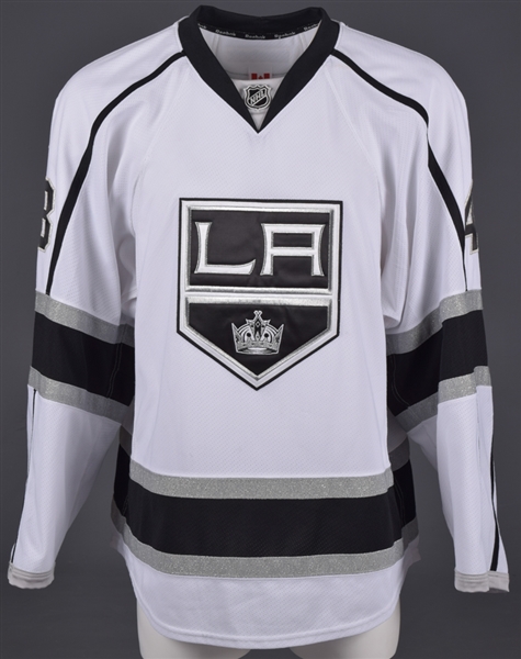 Andrei Loktionovs 2011-12 Los Angeles Kings Game-Worn Jersey with Team LOA