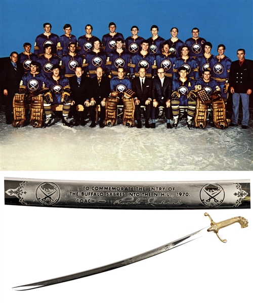 Buffalo Sabres 1970 Inaugural Season Limited-Edition Presentation Sword by Wilkinson (28")  