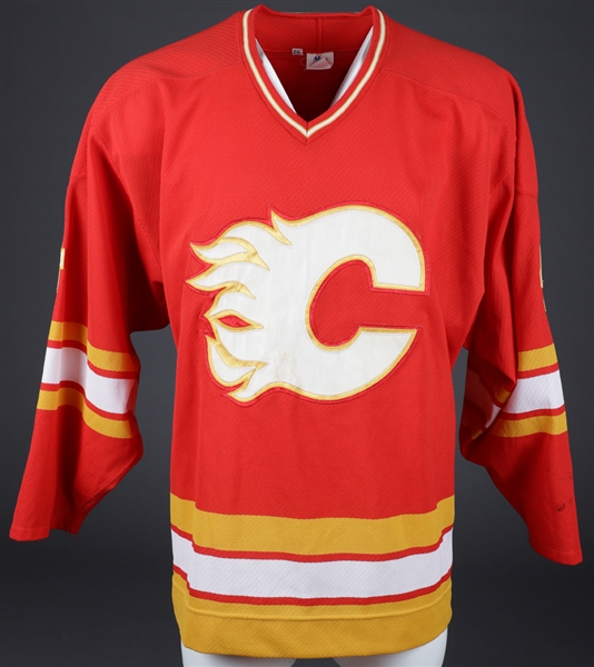 Kevin Dahls 1993-94 Calgary Flames Game-Worn Jersey