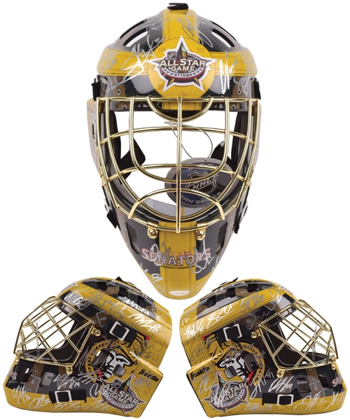 National Hockey League 2012 All-Star Game Team-Signed Goalie Mask by Both Teams with COA