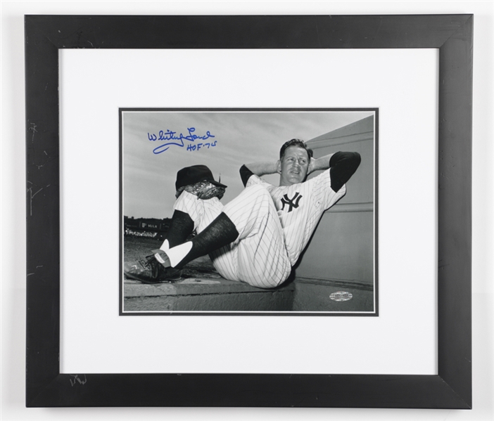 New York Yankees Signed Photo and Baseball Collection of 6 Including Larsen, Ford, Jackson and Boggs - Most with Steiner COAs