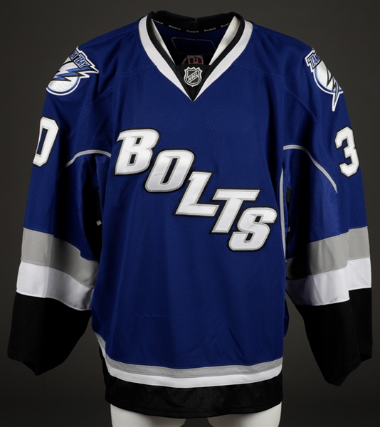 Antero Niittymakis 2009-10 Tampa Bay Lightning Game-Worn Third Jersey with Team LOA - Photo-Matched!