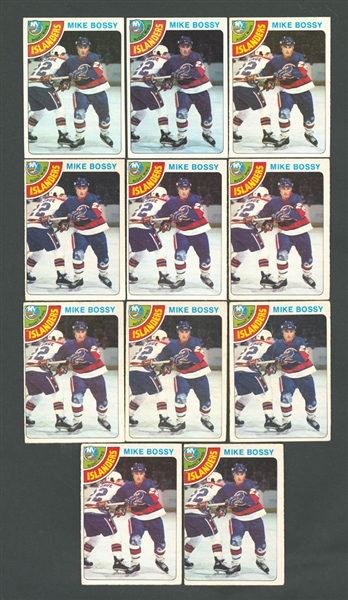 1970s and 1980s O-Pee-Chee and Topps New York Islanders Rookie Card Collection of 20 Including 1976-77 Trottier RC (3) and 1978-79 Bossy RC (12)