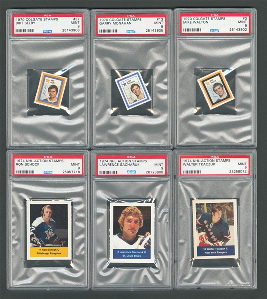 1968-81 O-Pee-Chee, Topps and Other Brands PSA-Graded Hockey Card Collection of 32 - Most Graded PSA NM-MT 8 or PSA MINT 9