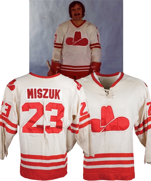 John Miszuks 1975-76 WHA Calgary Cowboys Inaugural Season Game-Worn Jersey