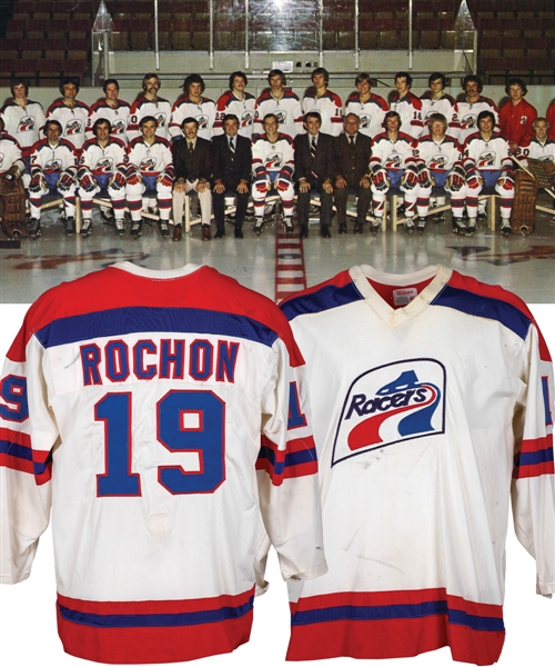 Frank Rochons 1976-77 Indianapolis Racers Game-Worn Jersey 