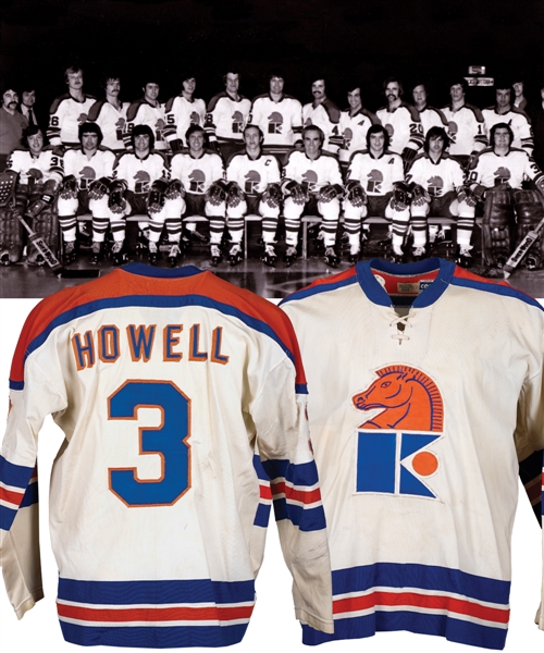 Harry Howells 1973-74 WHA Jersey Knights Game-Worn Jersey - First and Only Season for Team in WHA