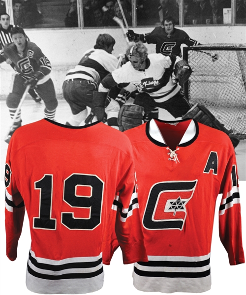 Al Rycrofts 1970-71 WCHL Calgary Centennials Game-Worn Alternate Captains Jersey