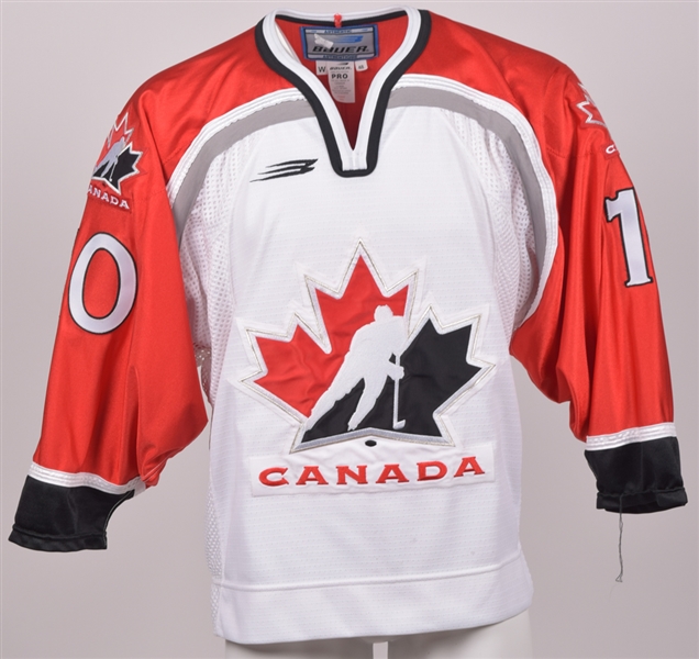 Sue Kayes 1998-99 Team Canada WNT - U22 Game-Worn Jersey with LOA
