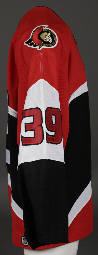 2005-06 Dominik Hasek Ottawa Senators Game Worn Jersey - NHL Letter