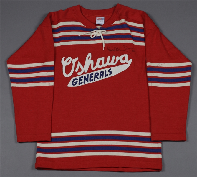 Lot Detail - Bobby Orr Signed Oshawa Generals Jersey with JSA LOA