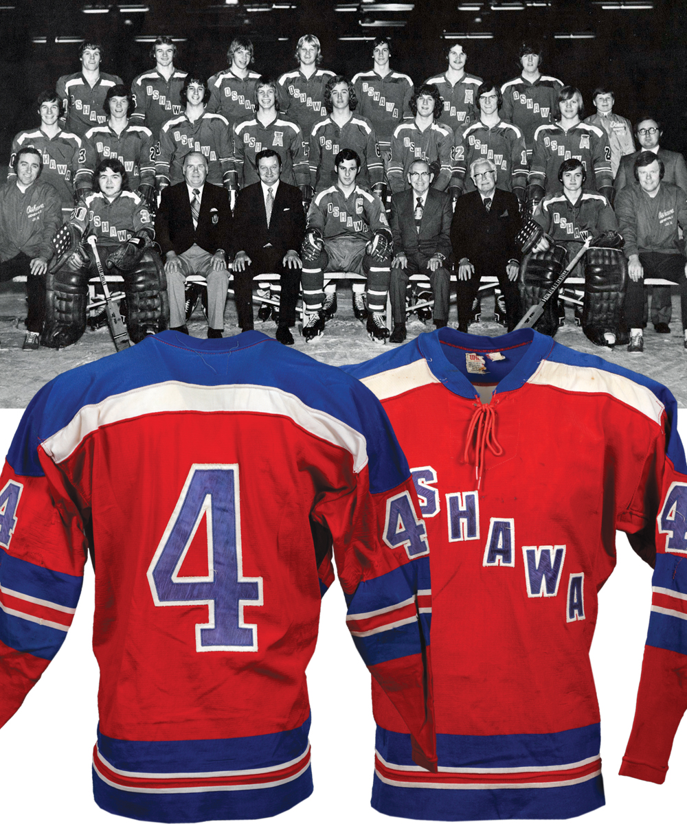 Vintage 70s Oshawa Generals Hockey Jersey 