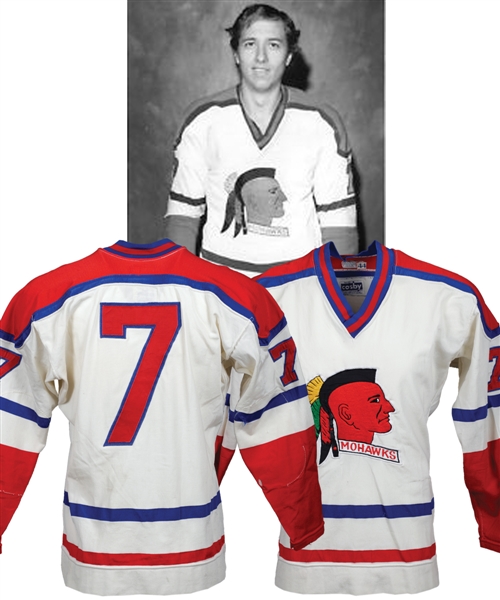 Muskegon Mohawks IHL 1972-73 Game-Worn Jersey Attributed to Louis Frigon