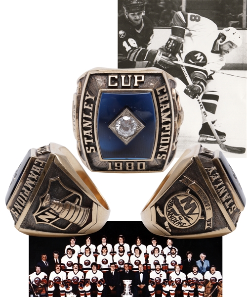 Garry Howatts 1979-80 New York Islanders Stanley Cup Championship 10K Gold and Diamond Ring with His Signed LOA