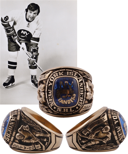 Garry Howatts Mid-1970s New York Islanders 10K Gold Team Ring with His Signed LOA