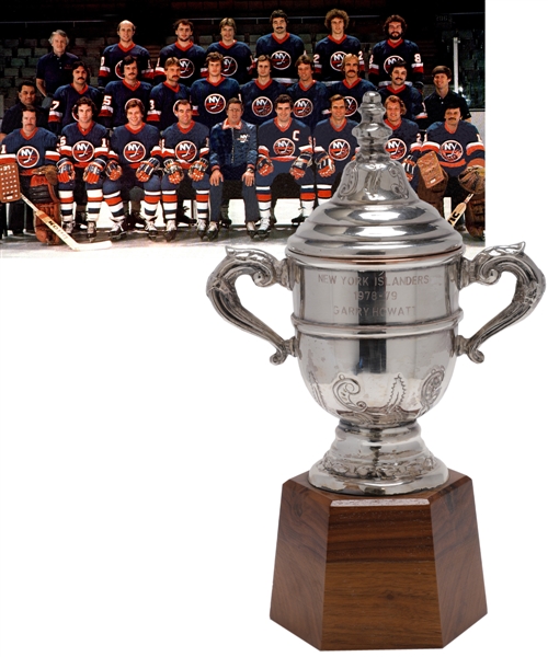 Garry Howatts 1978-79 New York Islanders Clarence Campbell Bowl Championship Trophy with His Signed LOA (11”)