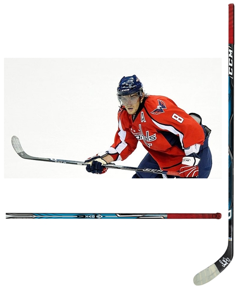 Alexander Ovechkins Late-2000s Washington Capitals Signed CCM Game-Used Stick