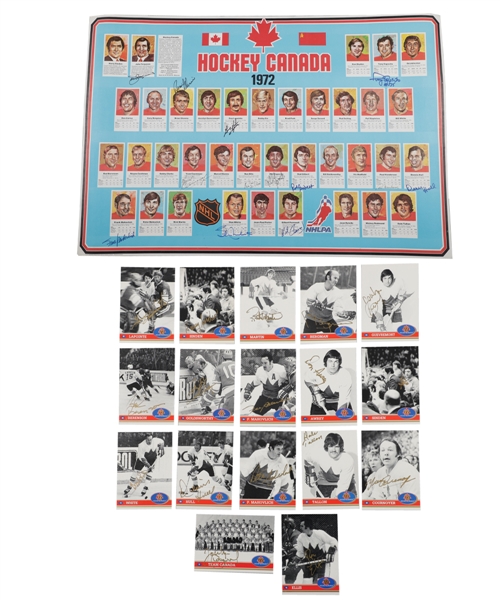Huge Team Canada Memorabilia and Autograph Collection Including Numerous 1972 Series Items