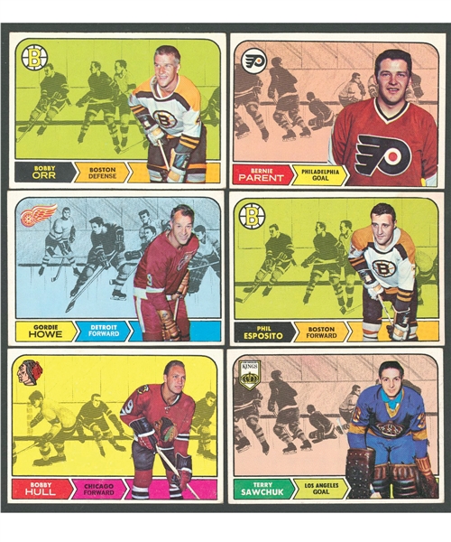 1968-69 Topps Hockey Complete 132-Card Set