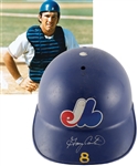 Gary Carters 1975 Montreal Expos Signed Game-Worn Rookie Season Helmet