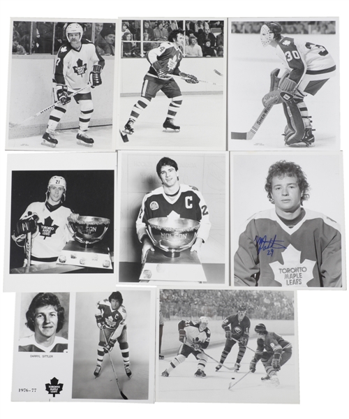 Toronto Maple Leafs 1970s/1980s Hockey Photo Collection of 150+