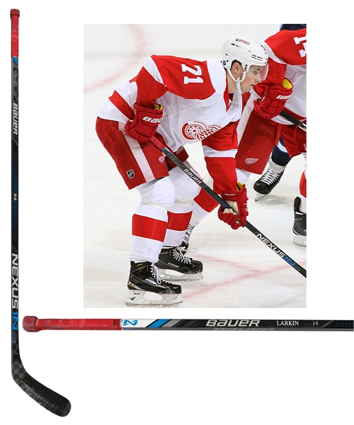 Dylan Larkins 2015-16 Detroit Red Wings Bauer Nexus Game-Used Rookie Season Stick