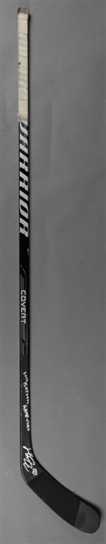 Henrik Zetterbergs 2012-13 Detroit Red Wings Signed Warrior Game-Used Playoffs Stick