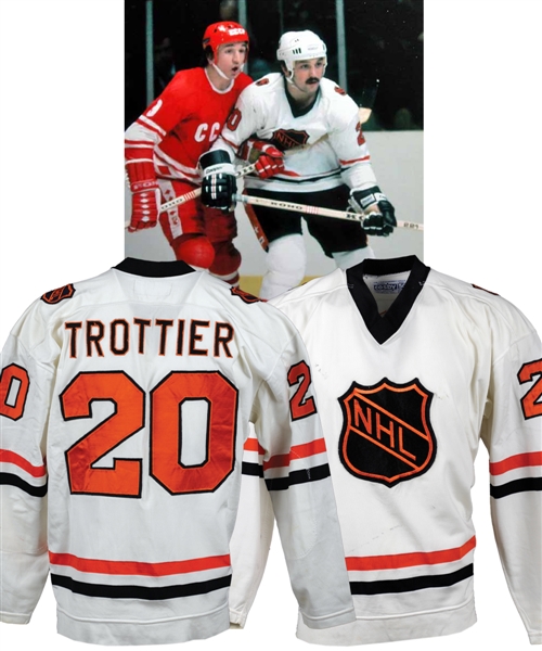Bryan Trottiers 1979 Challenge Cup NHL All-Stars Game-Worn Jersey with LOA - Photo-Matched!