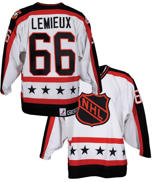 Mario Lemieux 1993 NHL All-Star Game Wales Conference Vintage Pro Replica Jersey