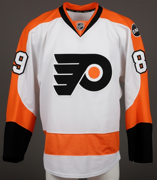Sam Gagners 2015-16 Philadelphia Flyers Game-Worn Playoffs Jersey with LOA - Ed Snider "EMS" Memorial Patch!
