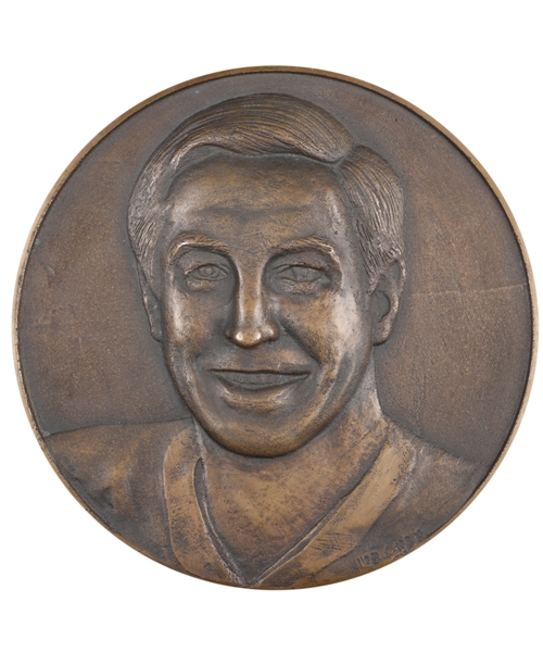 Jean Beliveau Montreal Canadiens HHOF Honoured Member Bronze Plaque from the Montreal Forum