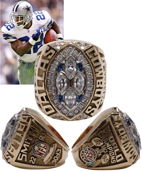 Dallas Cowboys 1993 Super Bowl XXVIII World Championship 10K Gold Limited-Edition Ring in Presentation Box