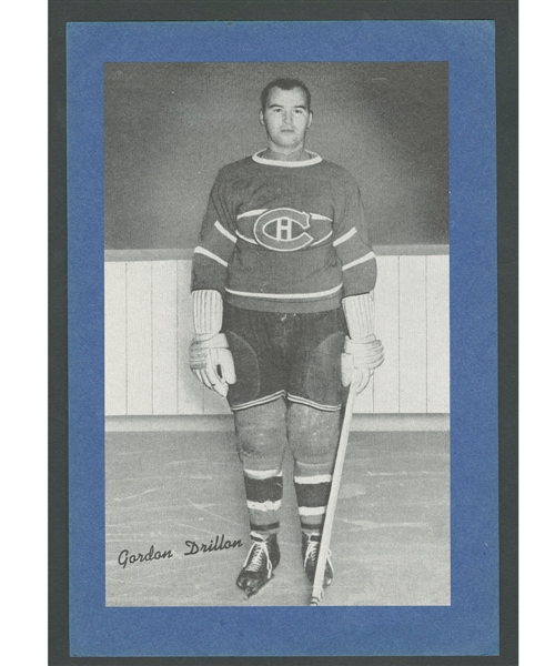 Gordon Drillon Montreal Canadiens Bee Hive Group 1 (1934-43) Short Print Hockey Photo 