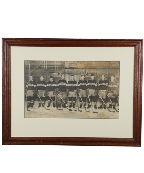 Montreal Canadiens 1924-25 Team Photo - Globe Jerseys! (20 ½” x 26 ½”)
