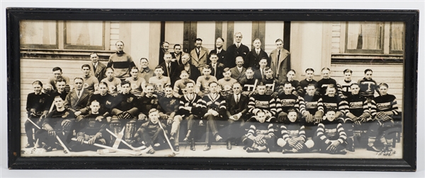 Vintage 1920s/1940s Hockey Team Photo Collection of 4