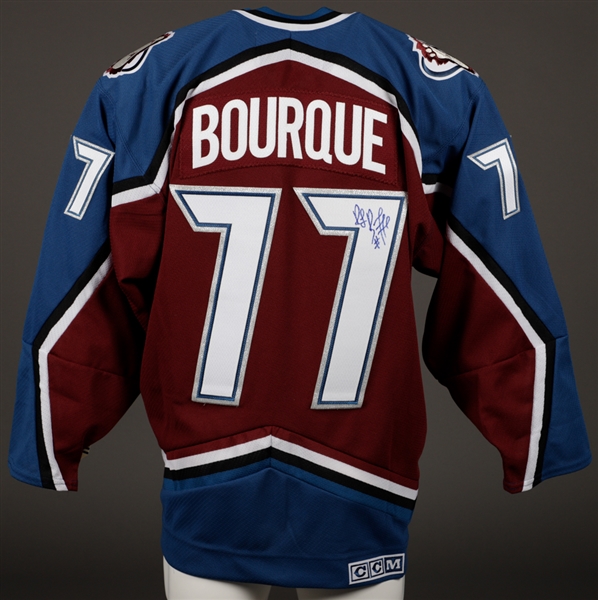 Ray Bourque Signed Colorado Avalanche Alternate Captains Jersey, Photo and Puck with LOA