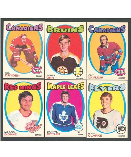 1971-72 O-Pee-Chee Hockey Complete 264-Card Set 