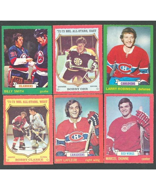 1973-74 O-Pee-Chee Hockey Near Complete Card Set (263/264)