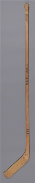 Ted Greens 1960s Boston Bruins Northland Pro Game-Used Stick