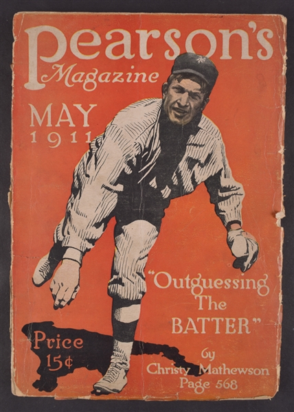 Christy Mathewson Outguessing the Batter May 1911 Pearsons Magazine