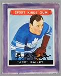 Ace Bailey Toronto Maple Leafs 1933-34 Goudey Sport Kings Hockey Card Painting (18" x 22 1/2")