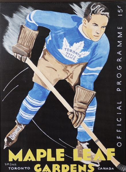 Lot Detail - Toronto Maple Leafs 1930s Hockey Program Covers ...